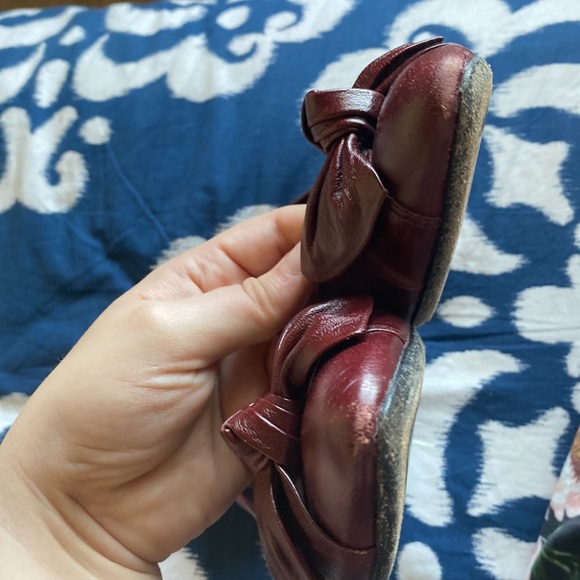 Via Spiga Maroon Heels - Picture 5 of 5